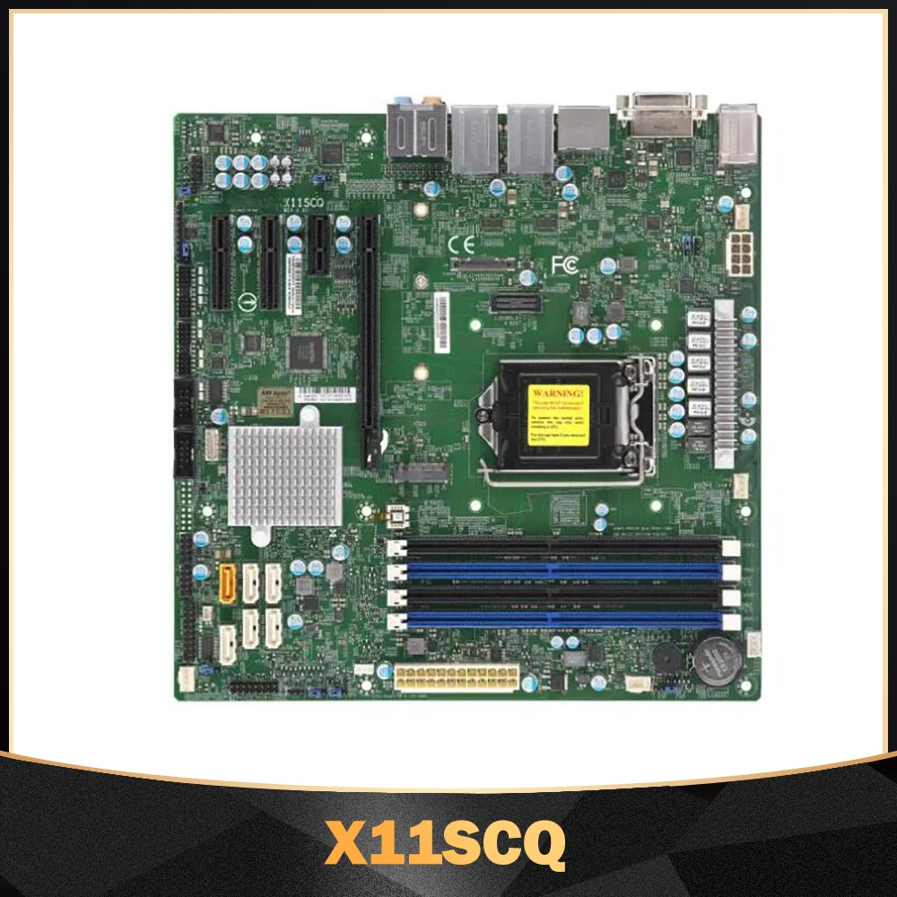 X11SCQ для материнской платы Supermicro uATX Q370 8-го/9, поколения. Core i9 i7 i5 i3 LGA1151 DDR4