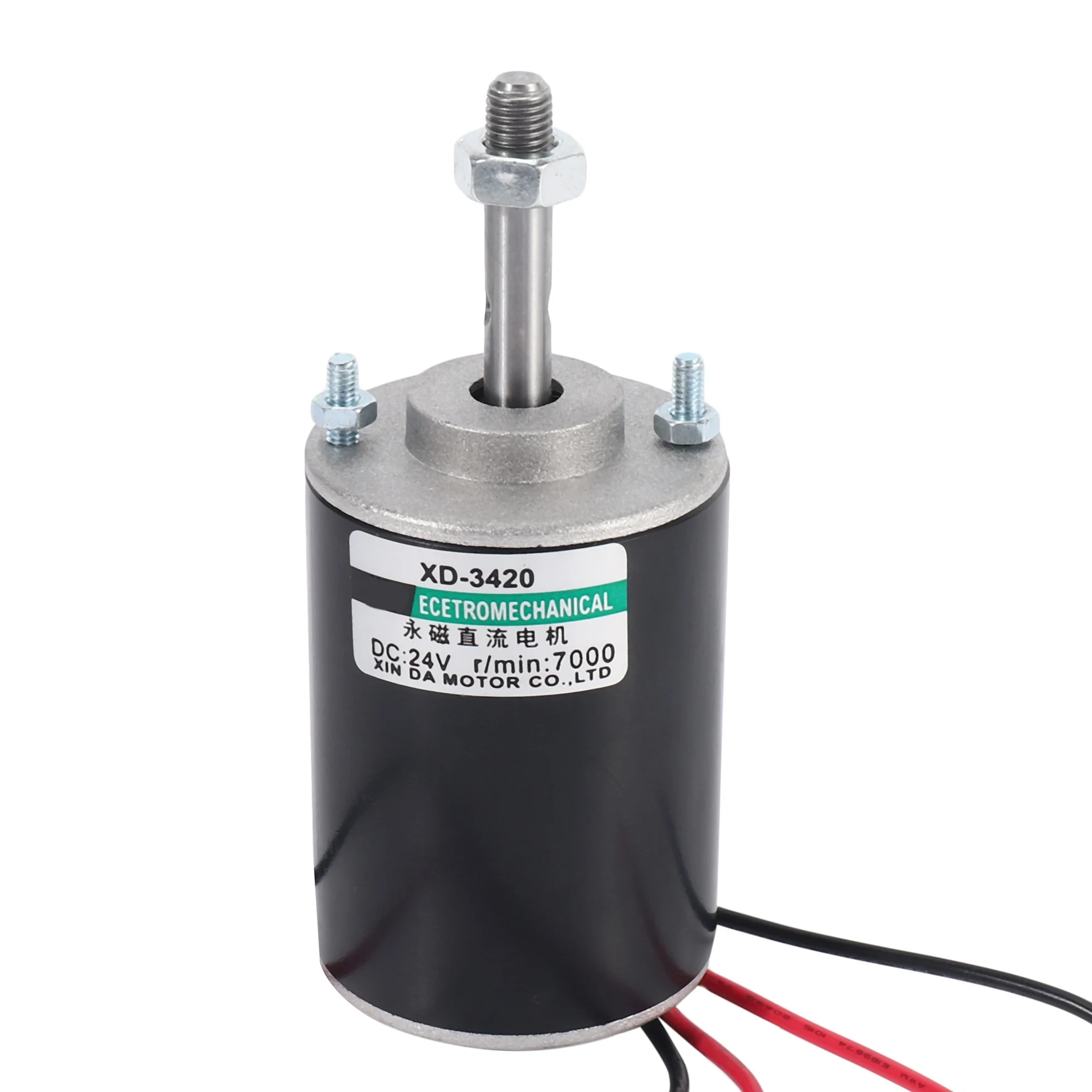 Xd-3420 30 Вт высокоскоростной двигатель постоянного тока с постоянным магнитом по часовой стрелке/по часовой стрелке для генератора Diy (DC 12 В 3000 об/мин)