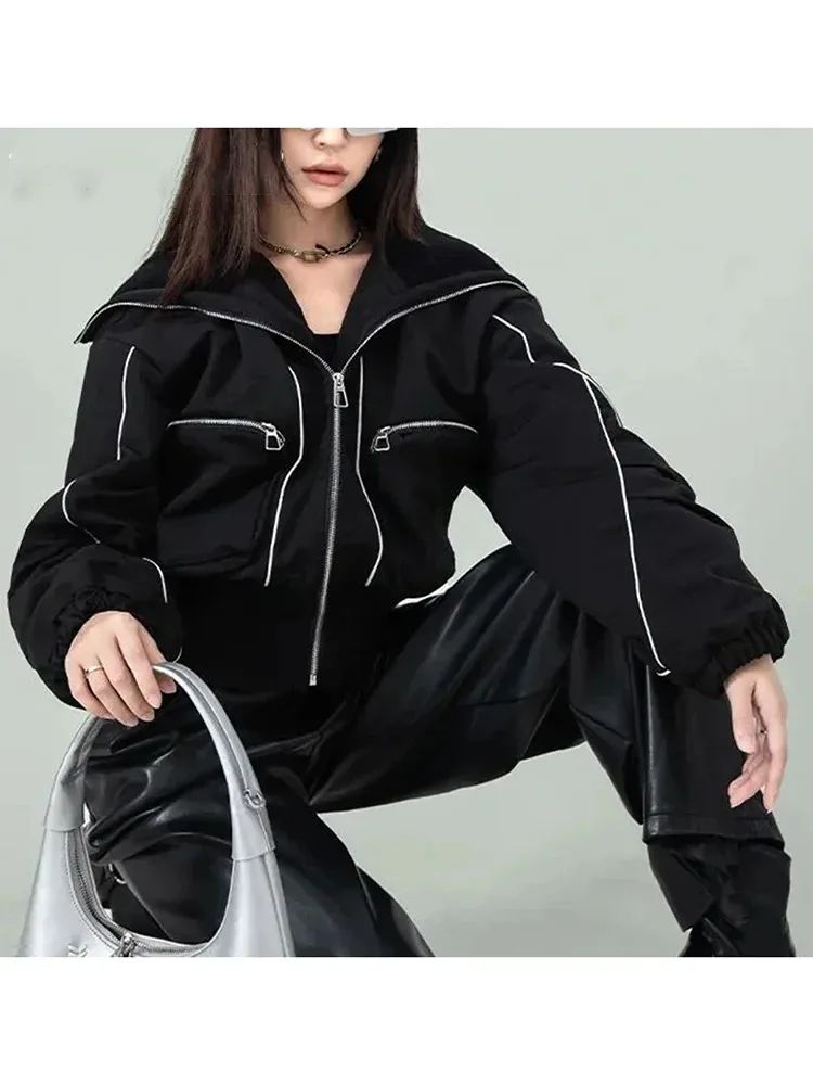 CiCi التلبيب كم طويل تقسم الحياكة معطف خمر الإناث موضة جديدة الصلبة المرقعة جيوب التخسيس معاطف للنساء