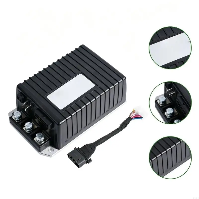 48V 275A Golf Cart Controller Replacement with Wiring Connector and Metal Mounting Base for G29 Electric Cart Drive Repair and