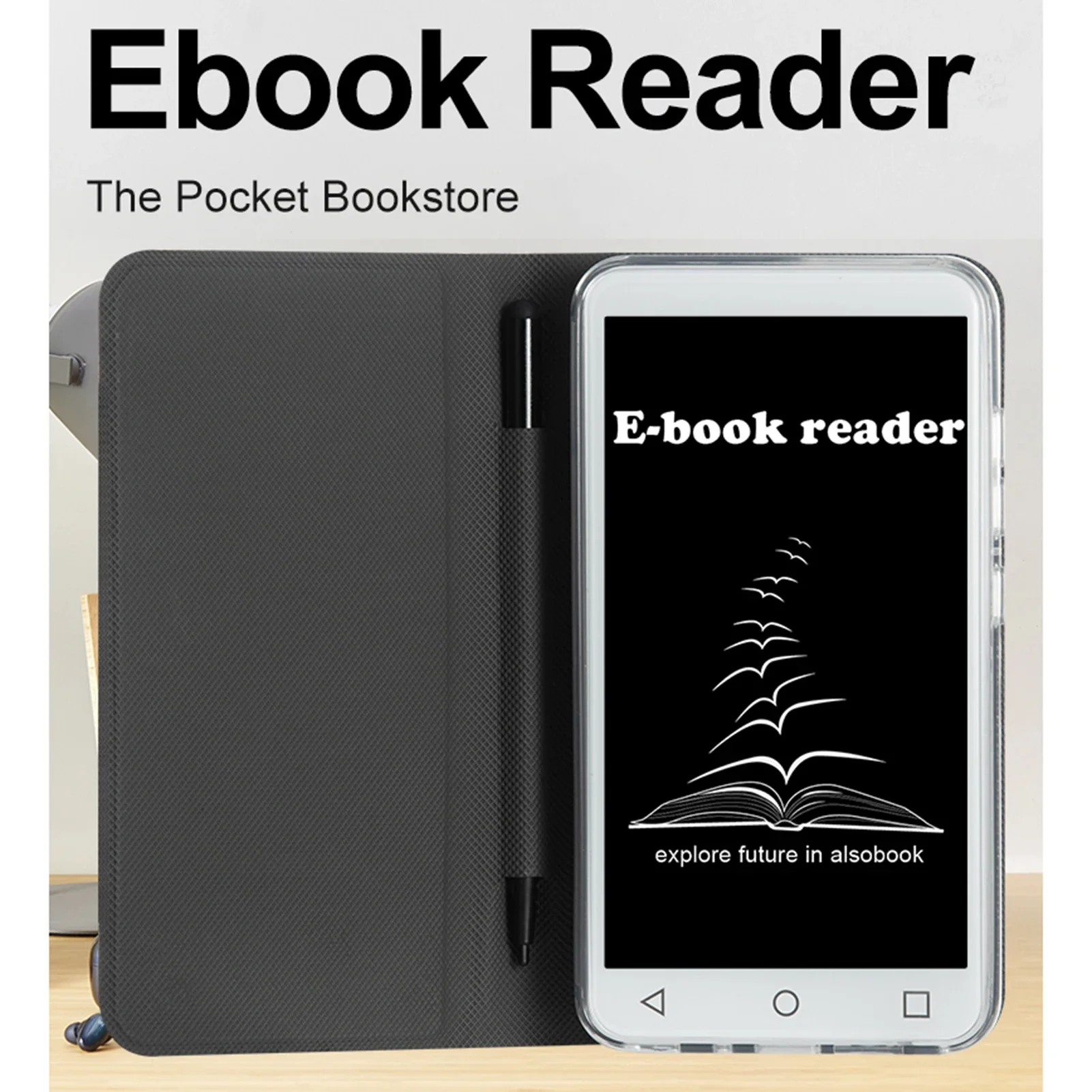 

Hindetel 5" mini e readers ebook dutchwith Handwriting Tablet E-Reader Built-in Speaker 5M CameraAudio Video PDF Reader
