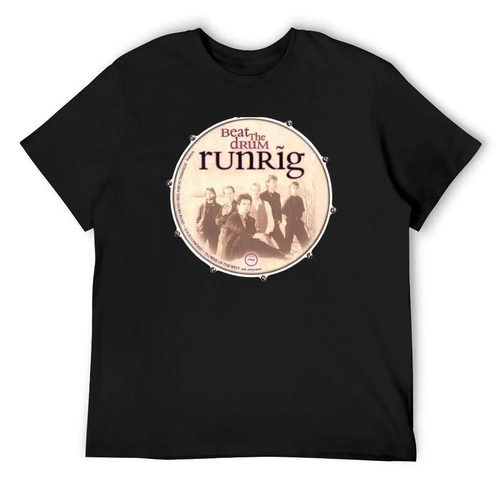 RUNRIG BAND T-Shirt blacks designer shirts custom t shirt for a boy men clothings