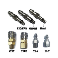Air HPA Soft Magazine Taps Valve Adapter Adaptor Male Foster Quick Disconnect Coupler Marui KJW/WE KSC/KWA (US)