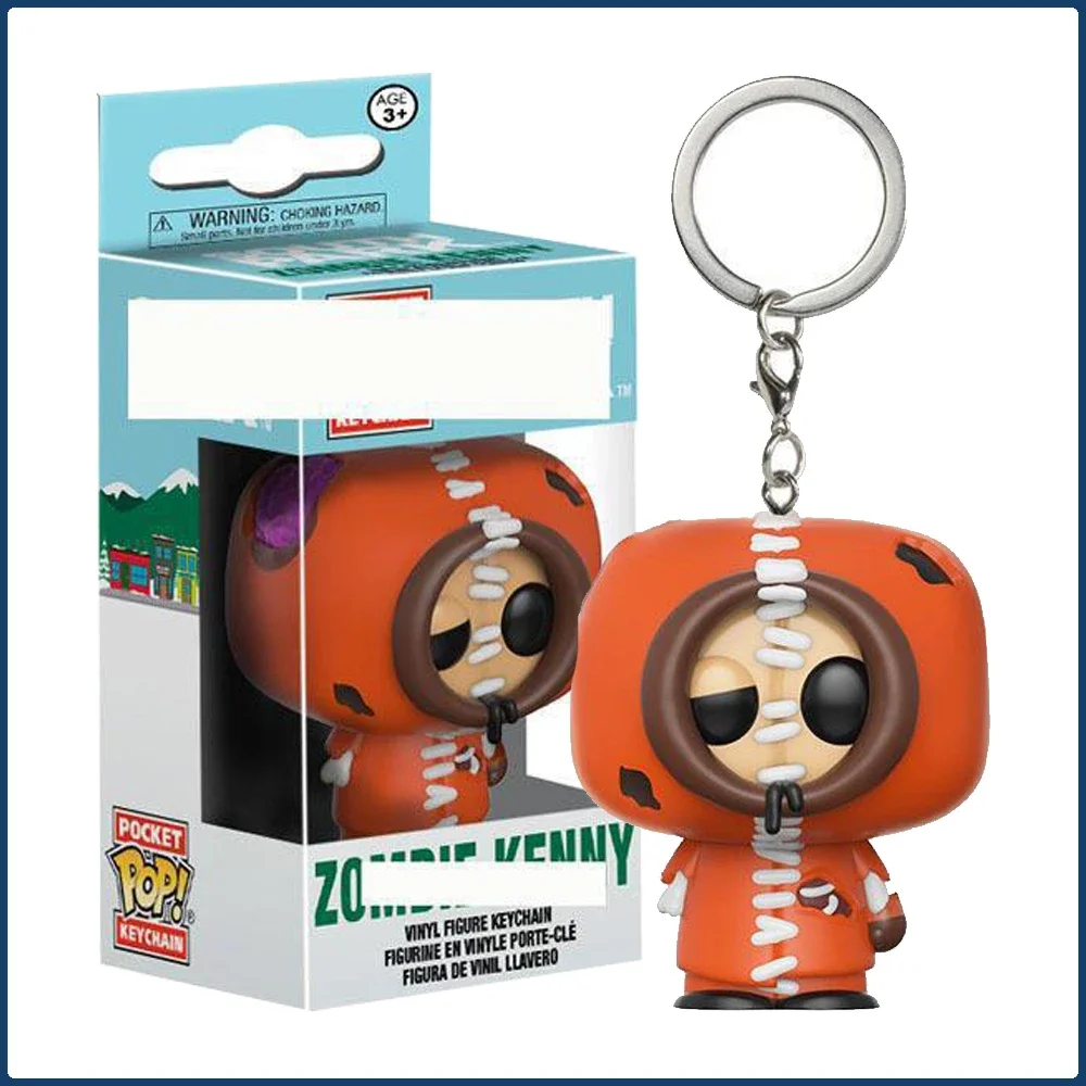 

Funko POP Keychain South Park Kenny Mini Action Toy Figures Film and Television Animation Periphery Pendant Keychains Kids Gifts