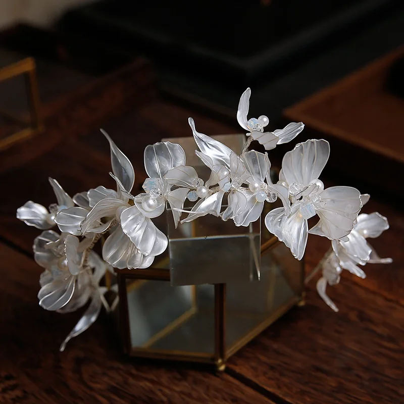 أغطية الرأس الزفاف التصميم الأصلي كريستال مطرز عقال عقدة اكسسوارات الشعر الزفاف