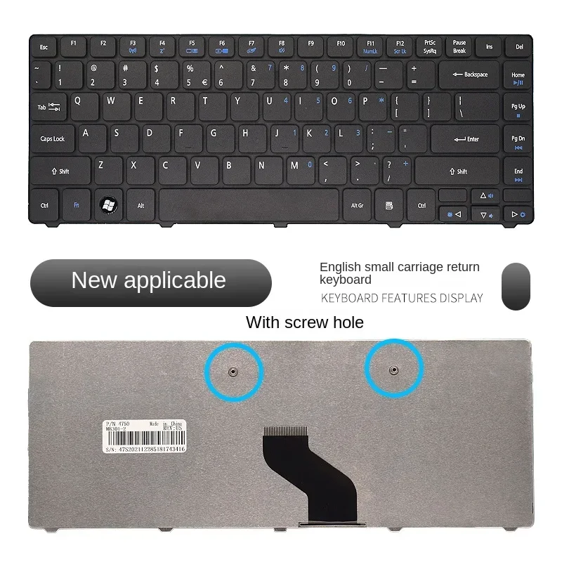 replace suit for ACER  4741G 4752G 4750G 4352G 4743G 4738ZG MS2306 Laptop keyboard