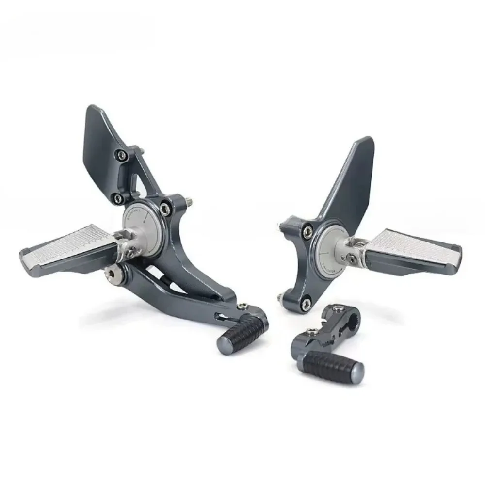 Rear Modified Elevated Assembly with CNC Adjustable Moving Foot Pedal for BMW R NINET Genuine