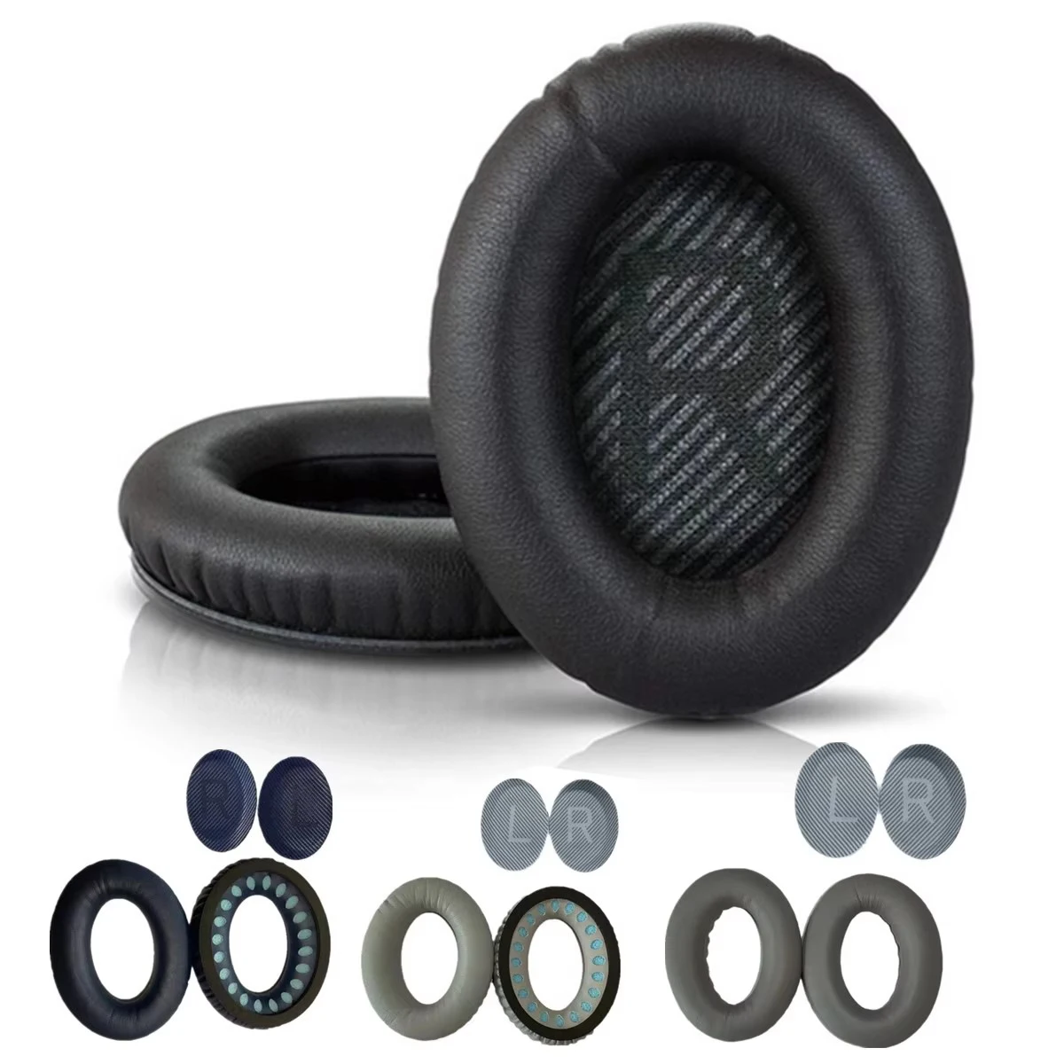 Replacement Ear Pads for BOSE QC35 for QuietComfort 35 & 35 II Headphones Memory Foam Ear Cushions High Quality Ear Cover
