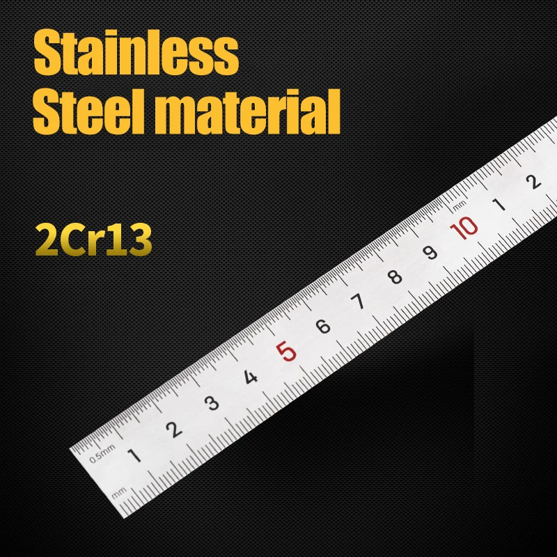 

Deli Stainless Steel Ruler for Students And Woodworkers Straight Edge Measuring Tool for Drawing And Drafting 20cm