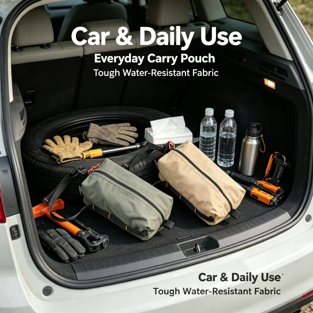 Portable Outdoor Camping Storage Bag Hangable Portable Toiletry Bag Convenient To Carry with You Paper Pumping Bag Smooth Zipper