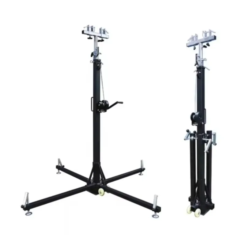 

FENGSHENG FS-01 Portable Mobile Lighting Truss Tower with Crank Bracket Aluminum Alloy 6082-T6 Sizes for Events