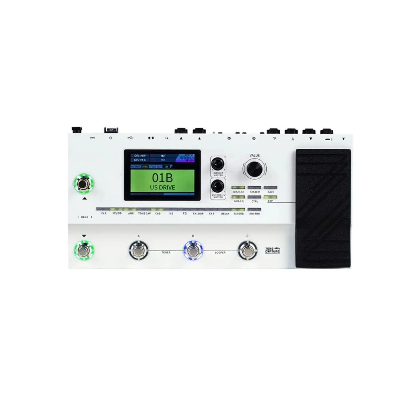 Mooer GE250/GE-250 Amp Modeling Multi-effect Pedals Guitar Processor Electric Guitar Effects Pedal Multi Effect for Professional