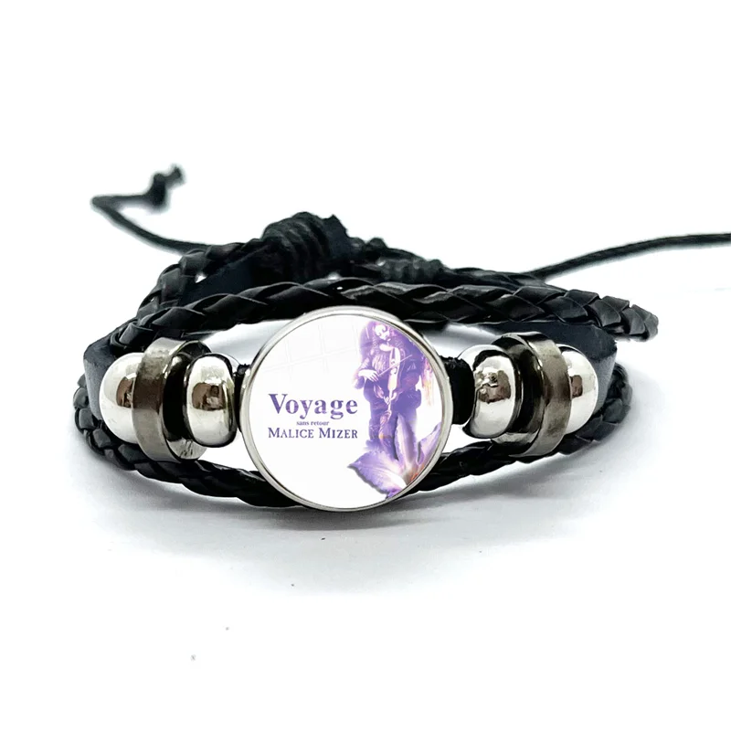 Malice Mizer Visual Kei Rock Band Bracelets Art Multilayer Braided Bracelets Bangles Handmade Jewelry Gifts