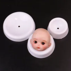 DIY Polymer Clay Doll Head Holder Tray Sculpture Model Clay Hobby Tool Supplies Prevent Deformation Handprint When Making