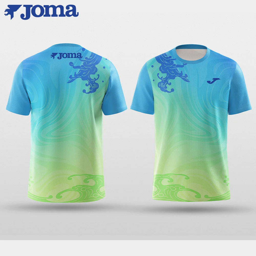 Camiseta de Verano JOMA 3DT de Secado Rápido, Transpirable, Estilo Casual Urbano para Deportes al Aire Libre, Fitness y Ciclismo
