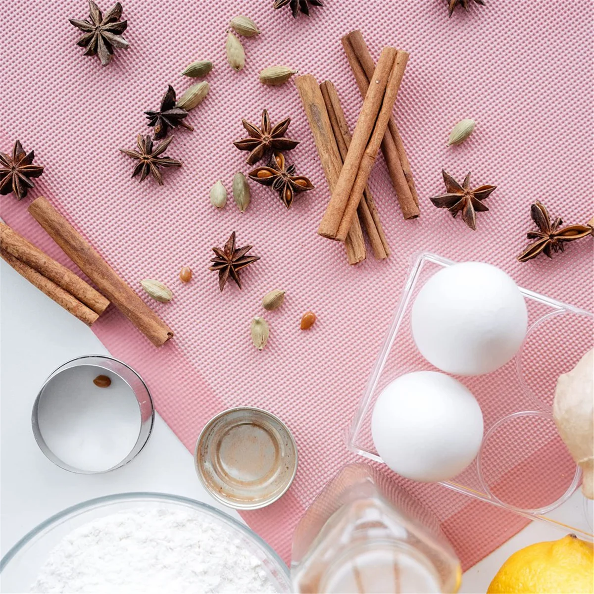 Esteras perforadas para hornear, 2 uds. Estera de silicona rosa para media hoja, revestimientos de horno reutilizables antiadherentes para hacer pan/pastelería