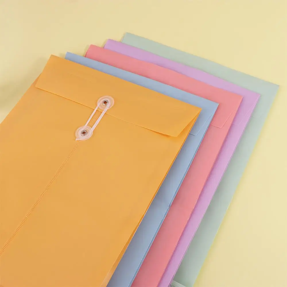 Document Organiser A4 PP File Folder Large Envelopes Archive Folder A4 File Organizer Waterproof Paper Organizer School Office