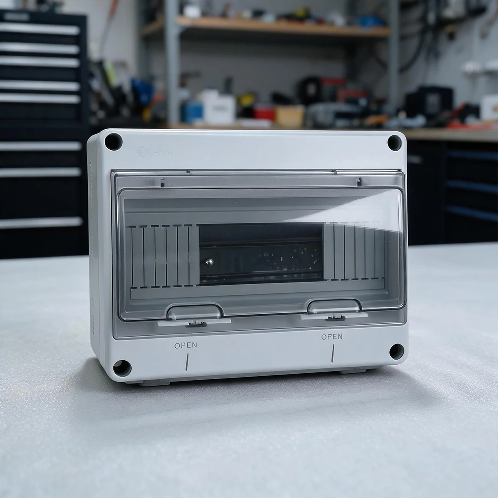 

12-Circuit Weather-Resistant Electrical Box for Agrivoltaic Systems and EV Charging Depots DZ47 Breaker Integration 258PZ30 Spec