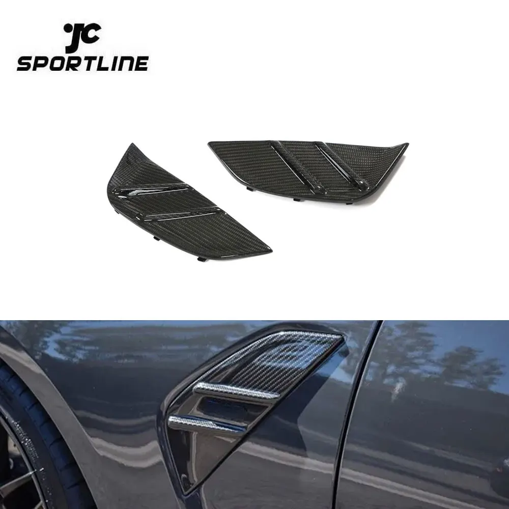 

Dry Carbon Fiber G82 M4 Door Side Breathers Fender Vents For BMW 4 Series G82 G83 M4 20220 2021