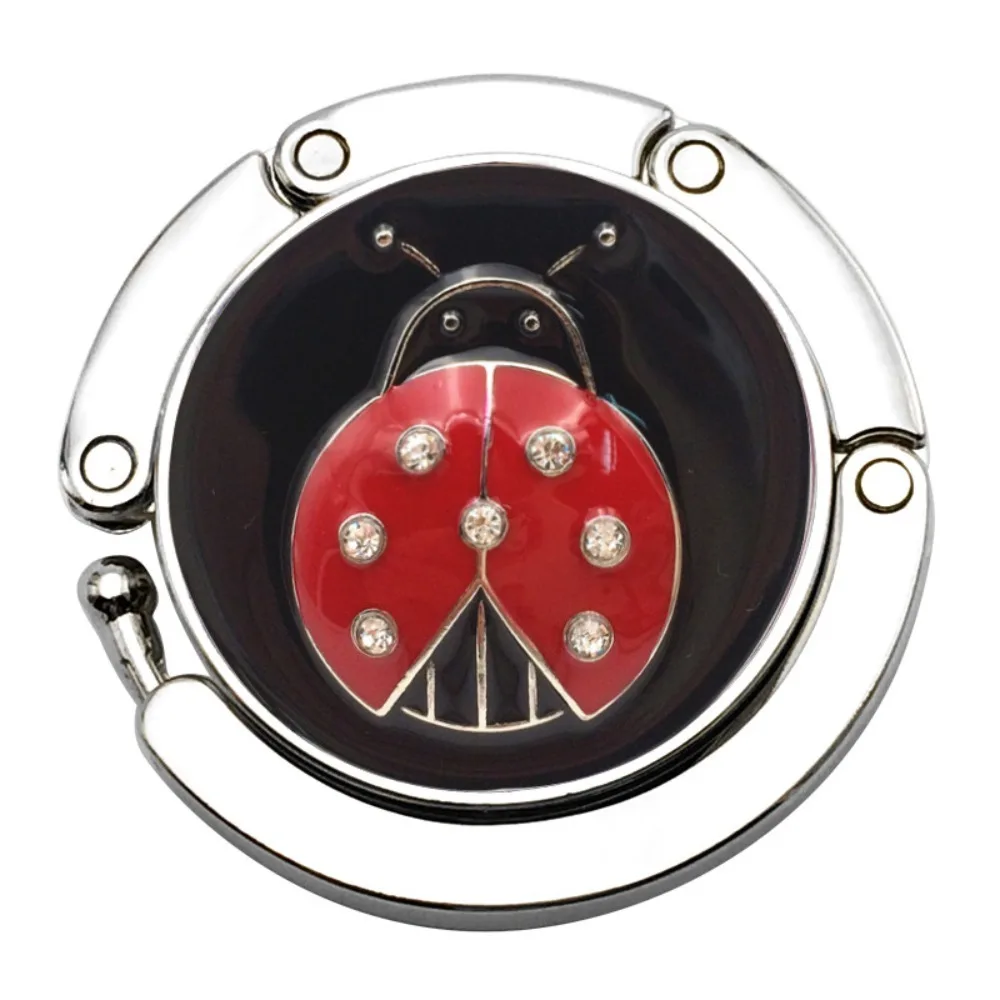 

Portable Diamond Butterfly Pattern Table Hanger Table Clasp Handbag Hanger Bag Holder Purse Hook Folding
