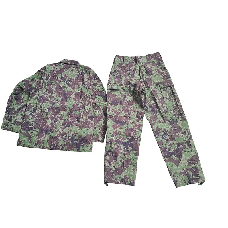 Green Digital Camouflage Set