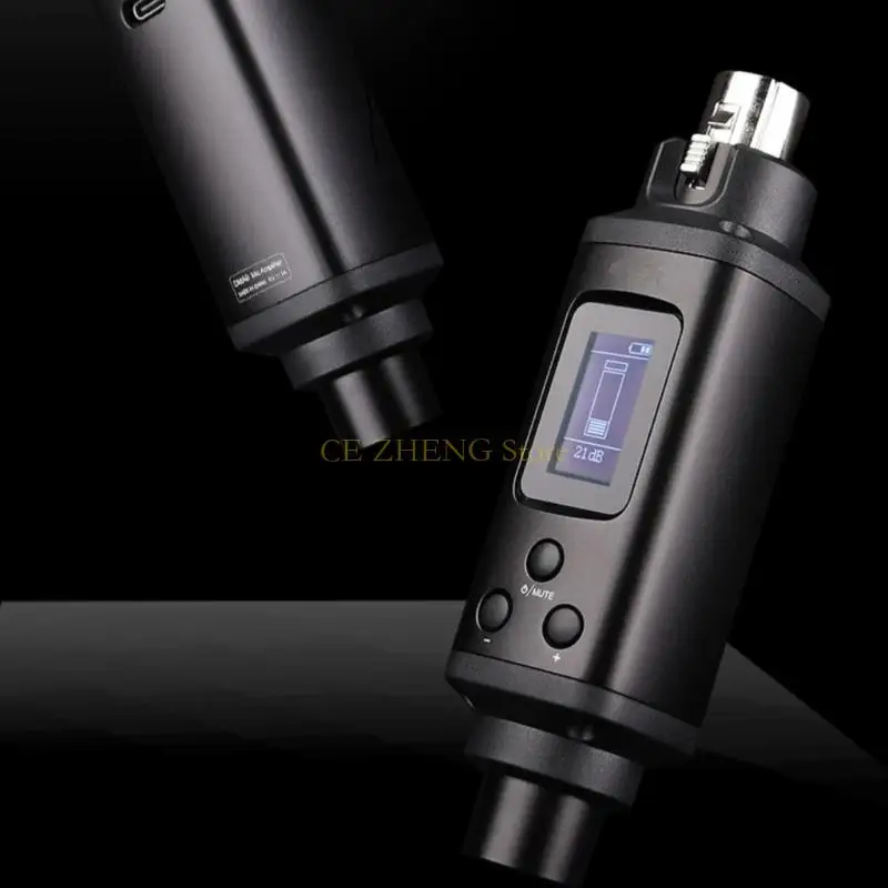 Microfone microfone profissional e56b amplificador microfone apenas para microfones dinâmicos