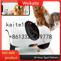 Dog Treat Camera Dispenser Feeder 1080P Full HD Wifi Camera 360°Move Freely 2-Way Audio App 30 Days Long Standby Pet Robot Toys