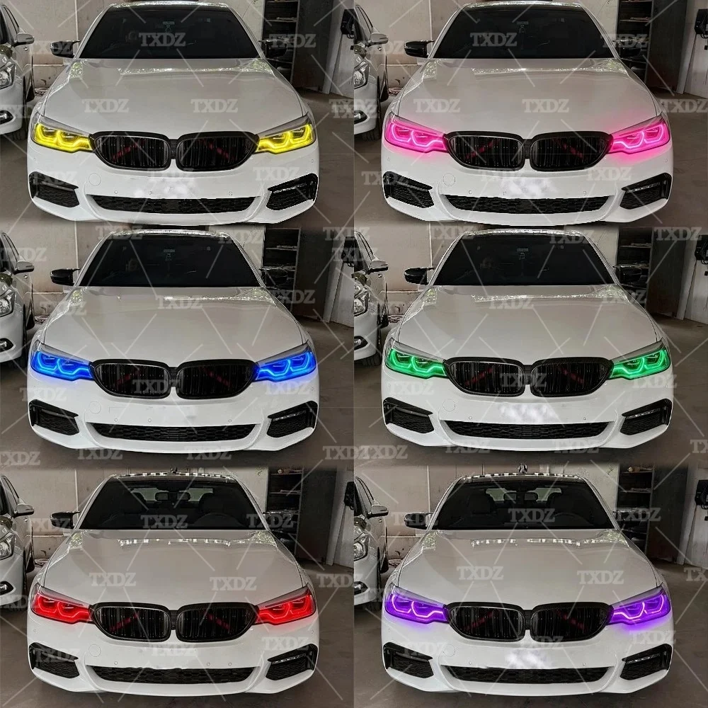 cslエンジェルアイdrl-ledボード-bmw-5シリーズ-g30-g31-プレlci-f90-520i-520d-530i-530e-540i-m550ix-m5-ledヘッドライト-2017-2019用