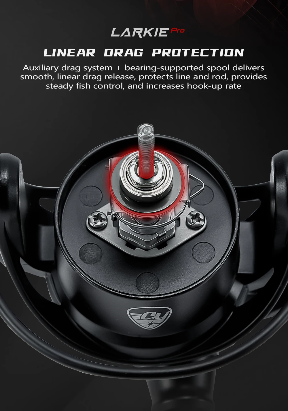 Soloking LARKIE Pro 153g Carbon-Spinnrollen 10kg Max. Bremskraft 10+1 geschirmte Kugellager 5.2:1/6.2:1 Übersetzungsverhältnis Salzwasser-Spinnrollen – Detail 6