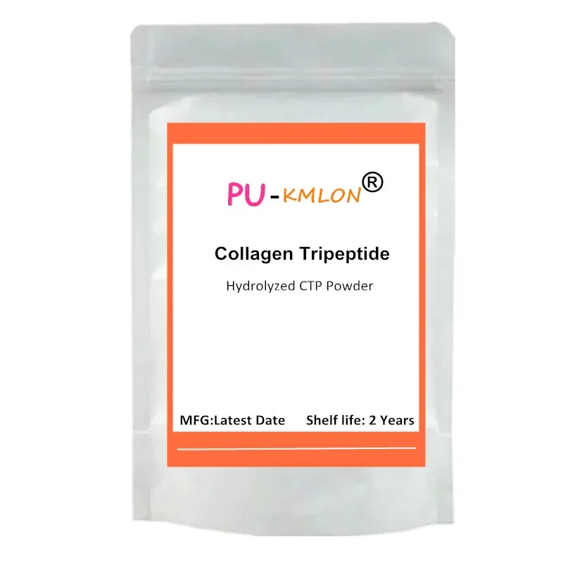 

50-1000g 100% Hydrolyzed CTP Collagen Tripeptide Powder,Skin Whitening and Smooth,Delay Aging