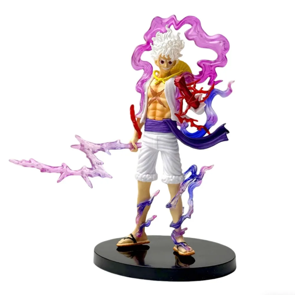 21 cm One Piece Anime Figur Ruffy GEAR 5 Figur Nika Ruffy Sonnengott Actionfiguren Sammlerstück Modell Spielzeug Geschenk