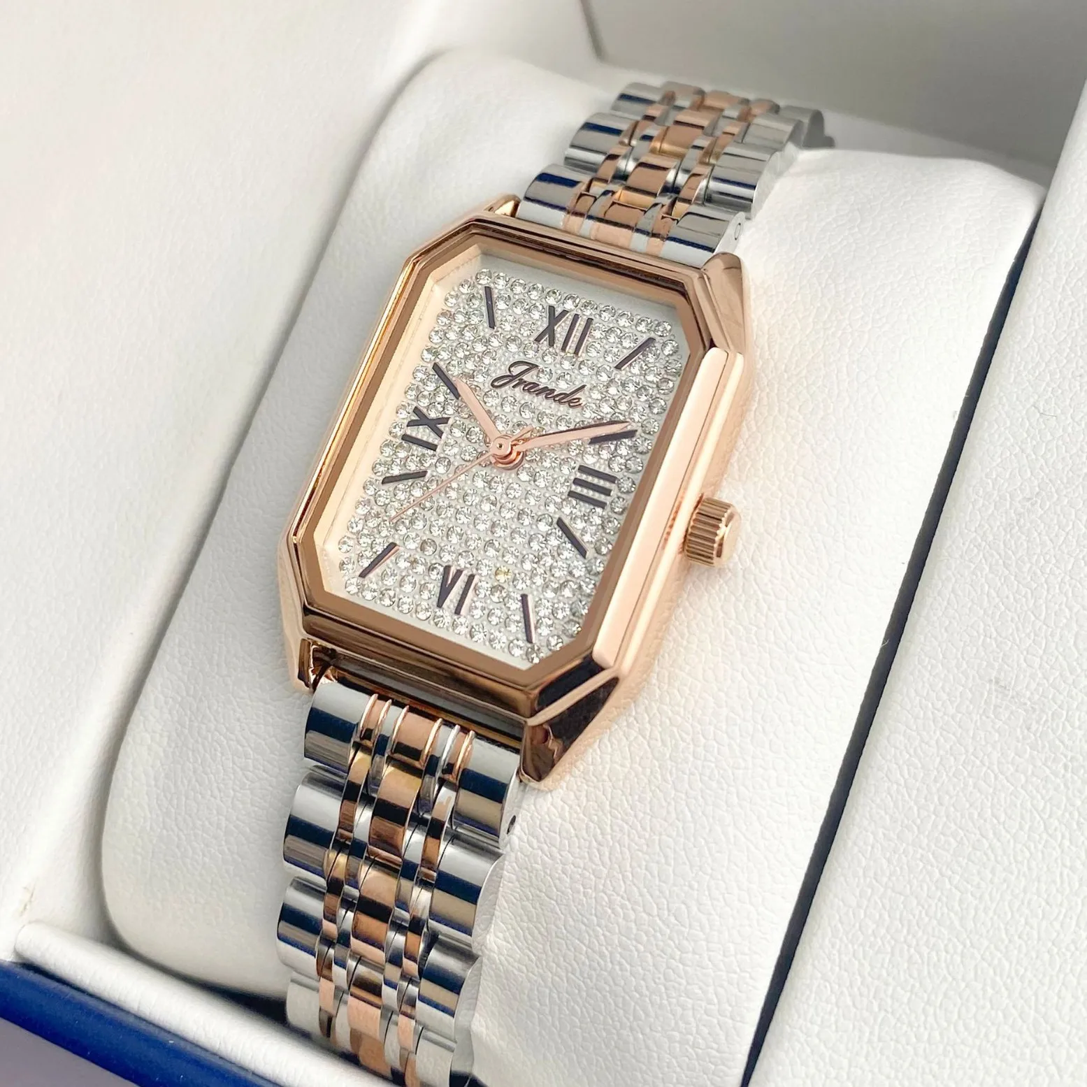 New Women'S Quartz Watch, Stylish And Luxurious Steel Band Watch, High-End Timepiece, Unique Wristwatch, Valentine'S Day Gift.