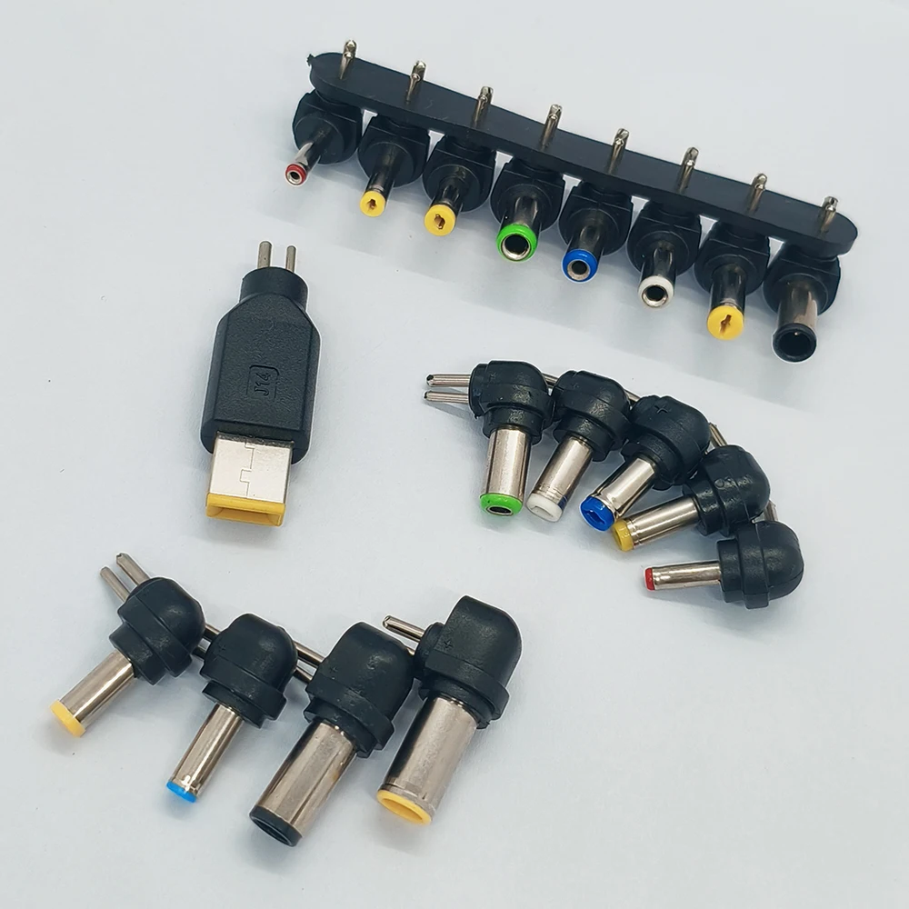 10 Stück DC-Stromadapter-Stecker DC-Buchse Konverter Großer und Kleiner 2-Pin-Ladestecker für HP DELL IBM Laptop-Stromanschluss – Detail 3
