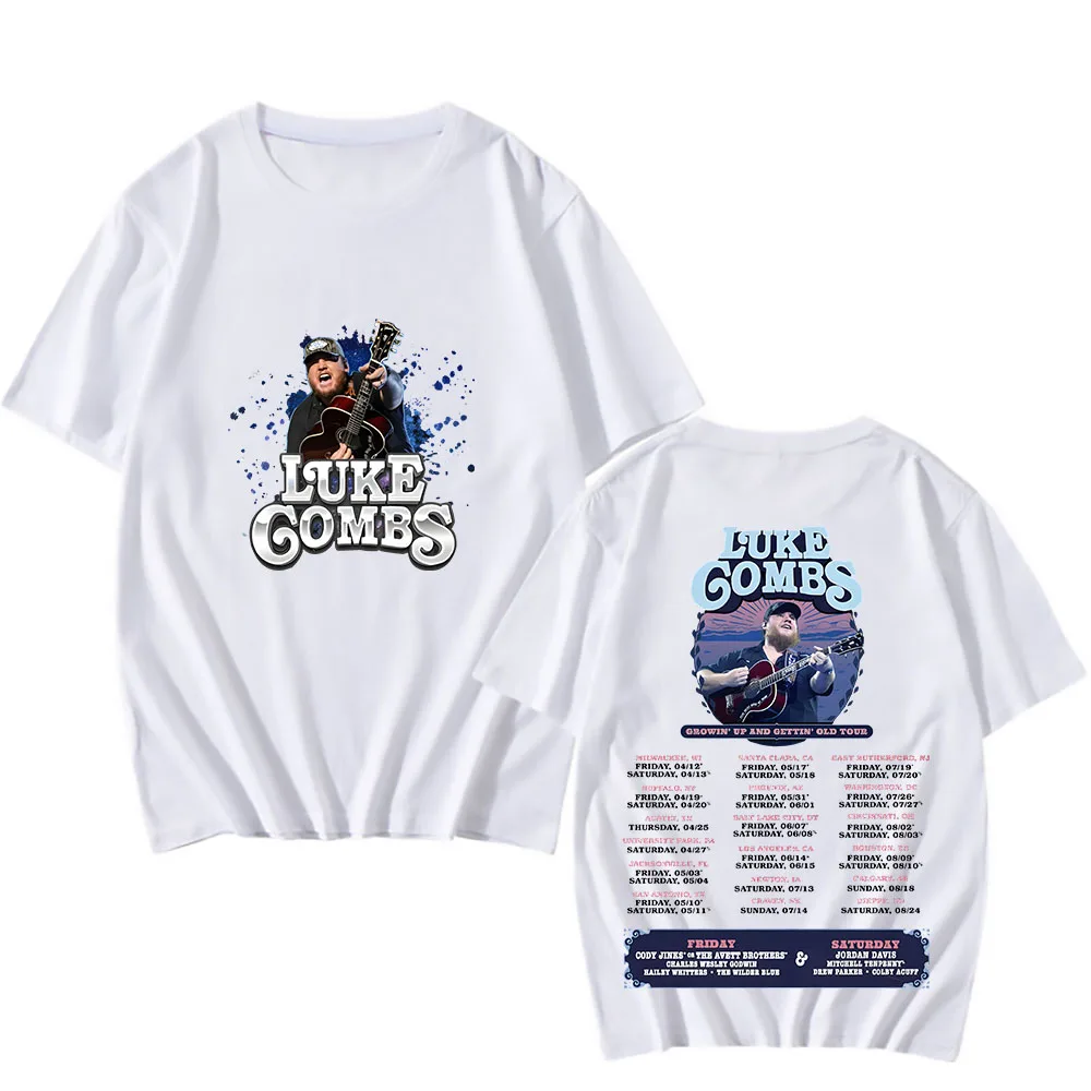 Summer Street Hip-hop Gothic Luke Combs T-shirts Short Sleeve High Quality Tee-shirt Funko Pop Fashion Tshirt Sudaderas Soft Top