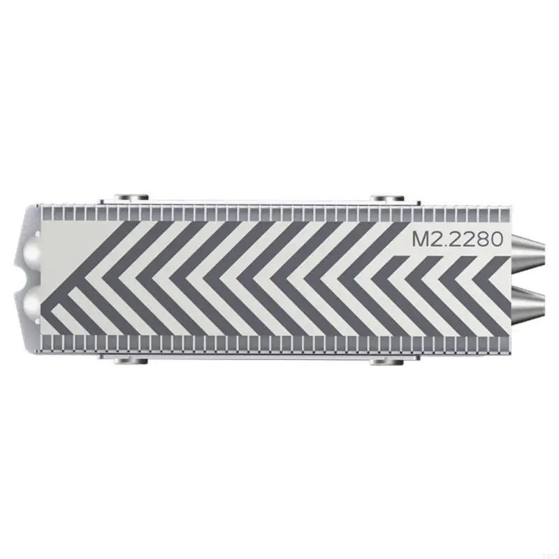 Y88B M.2 2280 SSD Heatsink Heat Sink Radiators 2xAGHP Heat Pipe SSD Radiators Reflows Welding with Thermal Silicone Pad