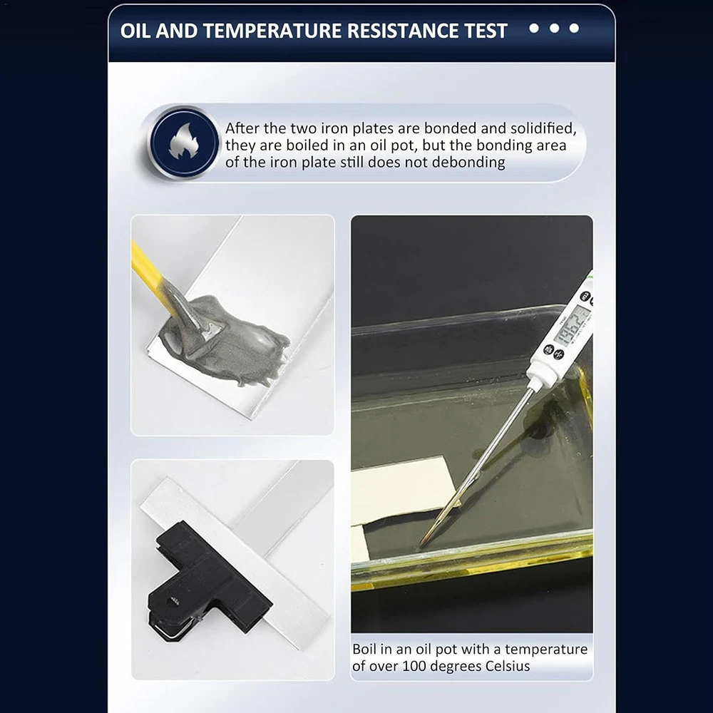 Metal Repair Glue Casting AB Glue High Strength Adhesive for Cast Iron Heat Resistant Cold Weld Industrial Repair Agent image 3