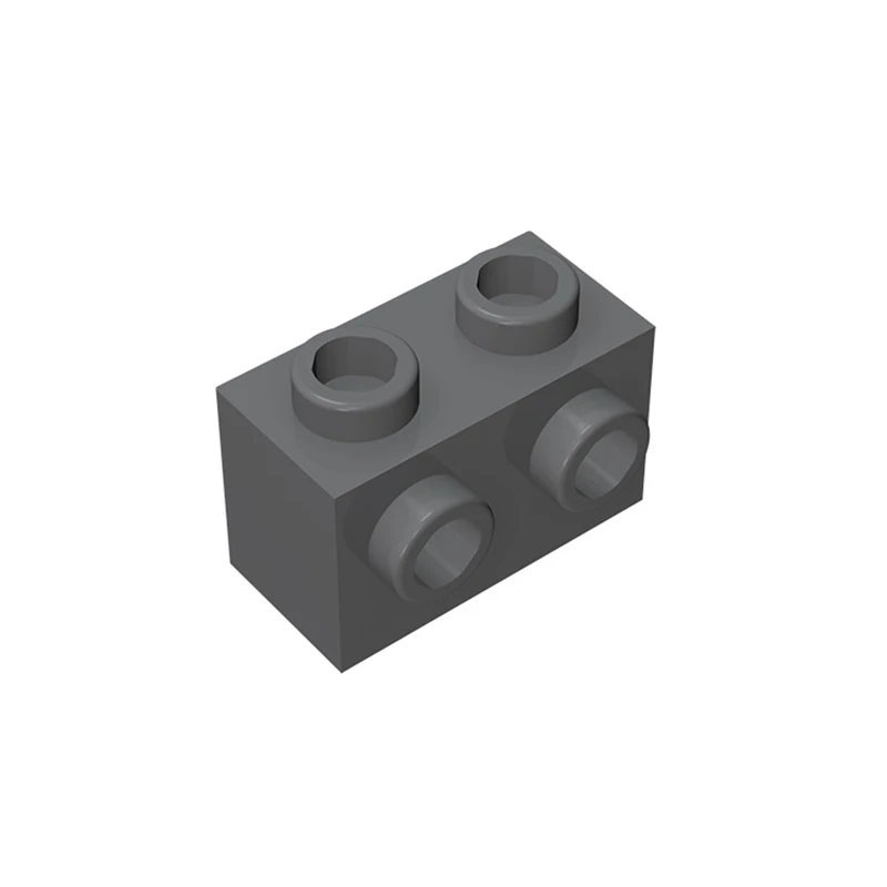 Gobricks GDS-634 1 Stuks Enkele Kant Met Adapter Bump Baksteen Compatibel Met Kinderen Diy Educatieve Bakstenen Technische