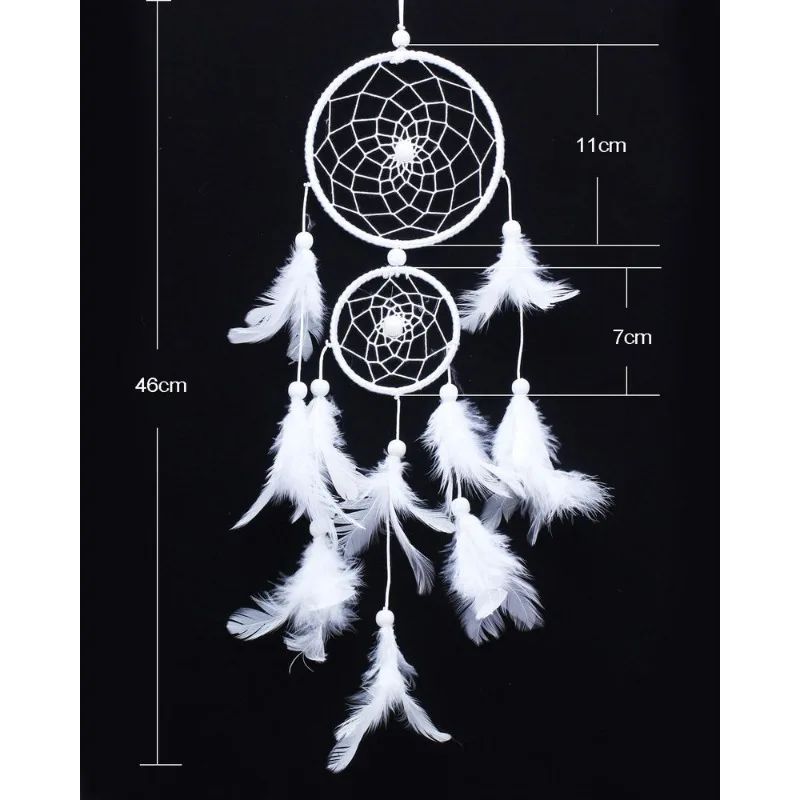 Neue Traum fänger Raum dekor Feder weberei, die den Traum winkel Dreamcatcher Windspiele im indischen Stil religiöses Maskottchen aufholt