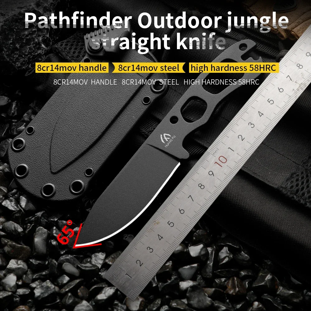 

Высококачественное многофункциональное фиксированное лезвие - нож для кемпинга, спасения и выживания в чрезвычайных ситуациях, мужской подарок