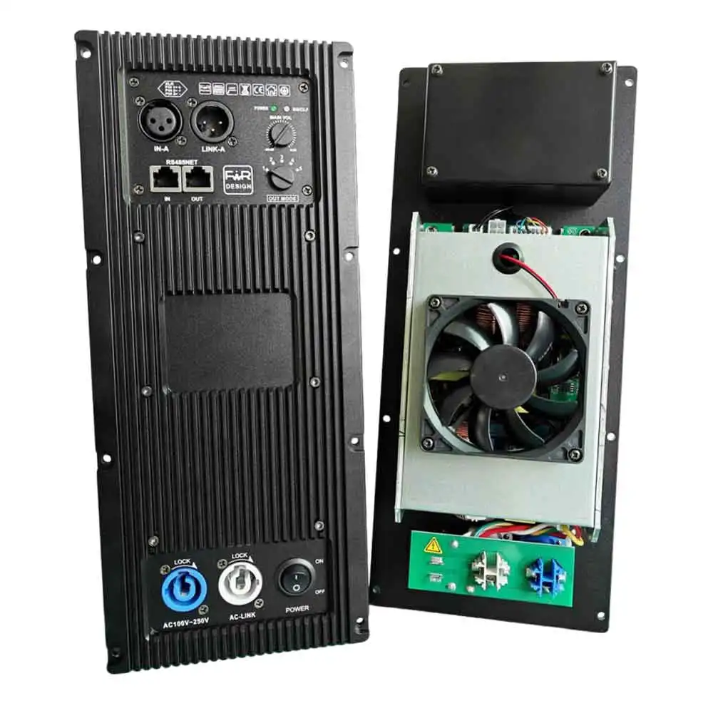 3 Channel Power Amplifier Module 1500W DSP Built-in Line Array Column Speaker Subwoofer