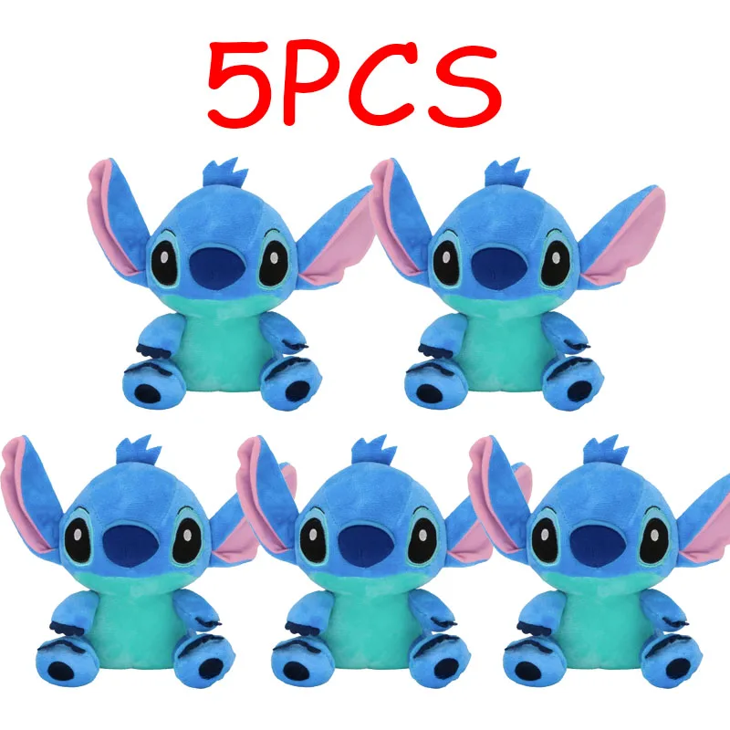 Disney 20cm Lilo i Stitch Pluszowe Maskotki, Kreskówkowe Pluszowe Lalki, Anime Pluszaki, Zabawki dla Niemowląt, Kawaii Prezent Urodzinowy dla Dzieci