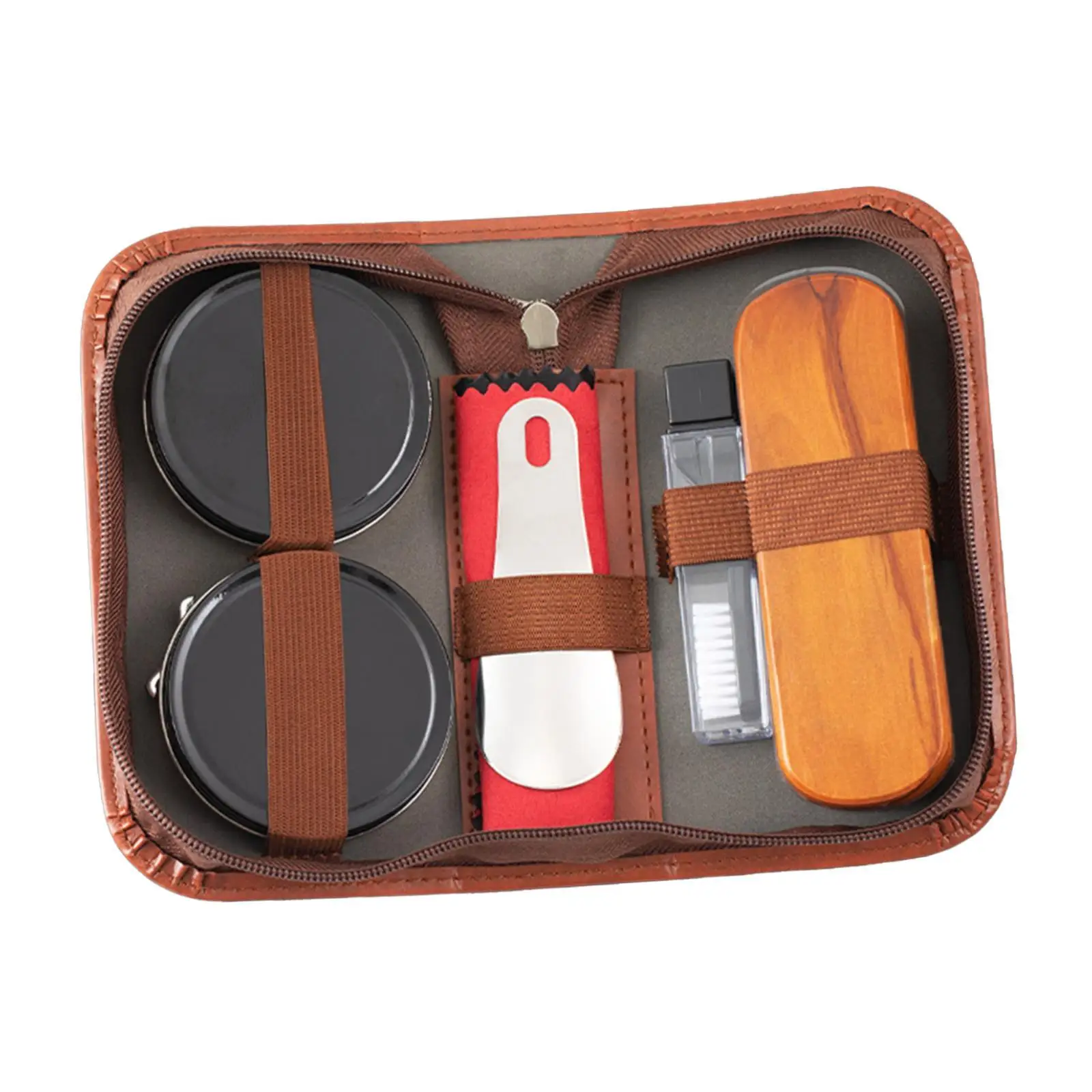 All-in-one Leather Shoe Care Cleaner Maintenance Kit with Brush and Polish for Menâs Footwear Accessories All-in-one Leather Shoe Care Cleaner Maintenance Kit with Brush and Polish for Menâs Footwear Accessories