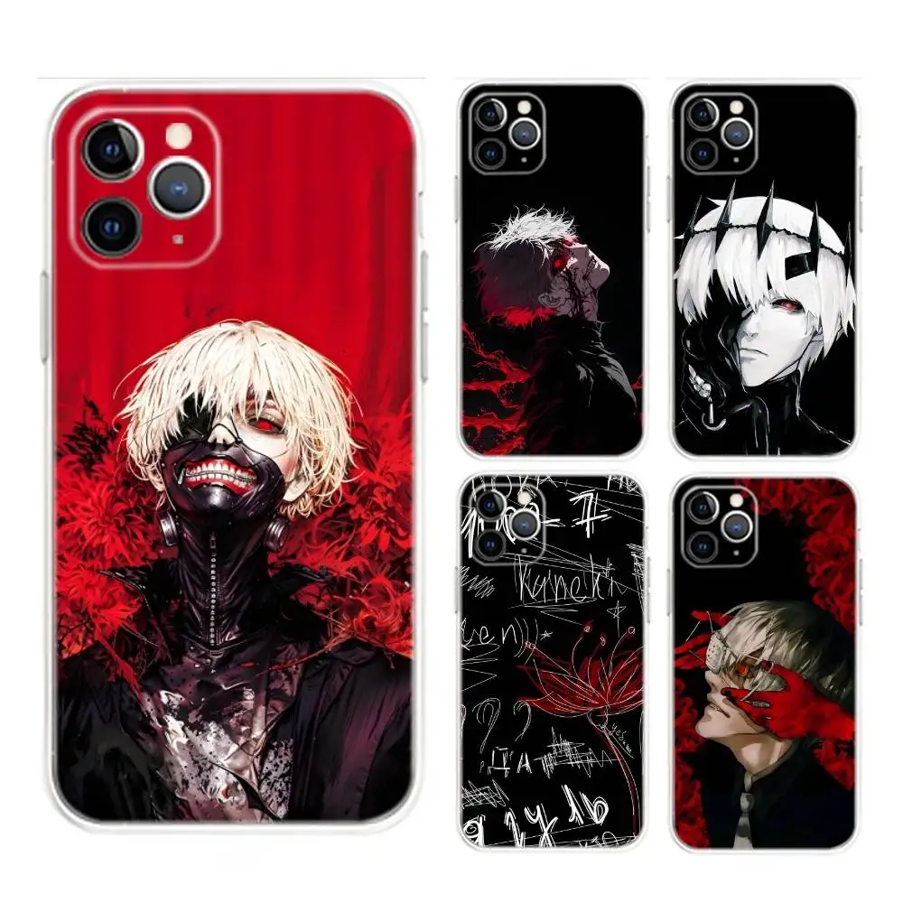 

Tokyo Ghoul Kaneki Ken Phone Case For iPhone 17,16,15,14,13,12,Mini,11,Pro,Max,Plus,Air,X,XR,XS,8,SE,2020, Transparent Cover
