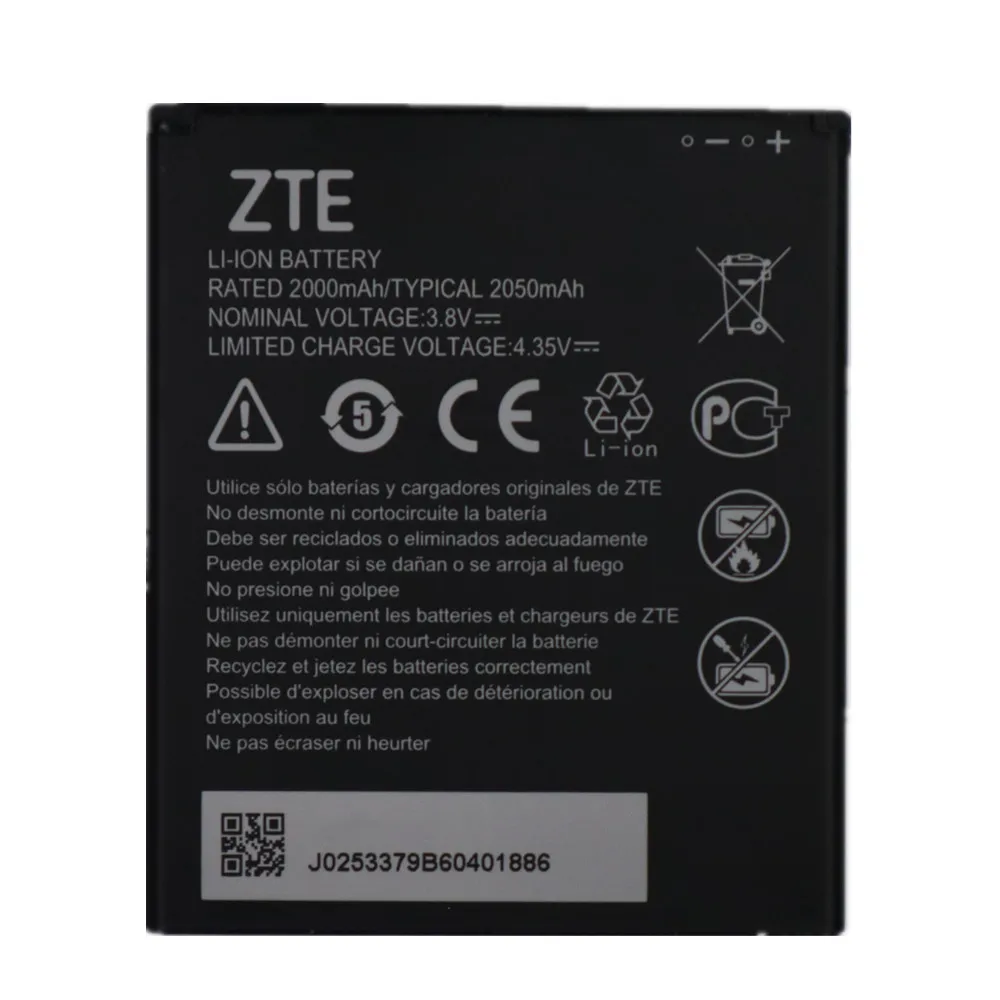 100% New Original Battery Li3820T43P4h695945 For ZTE Blade L8 / Blade A3 2019 Batteries High Quality Bateria 2050mAh