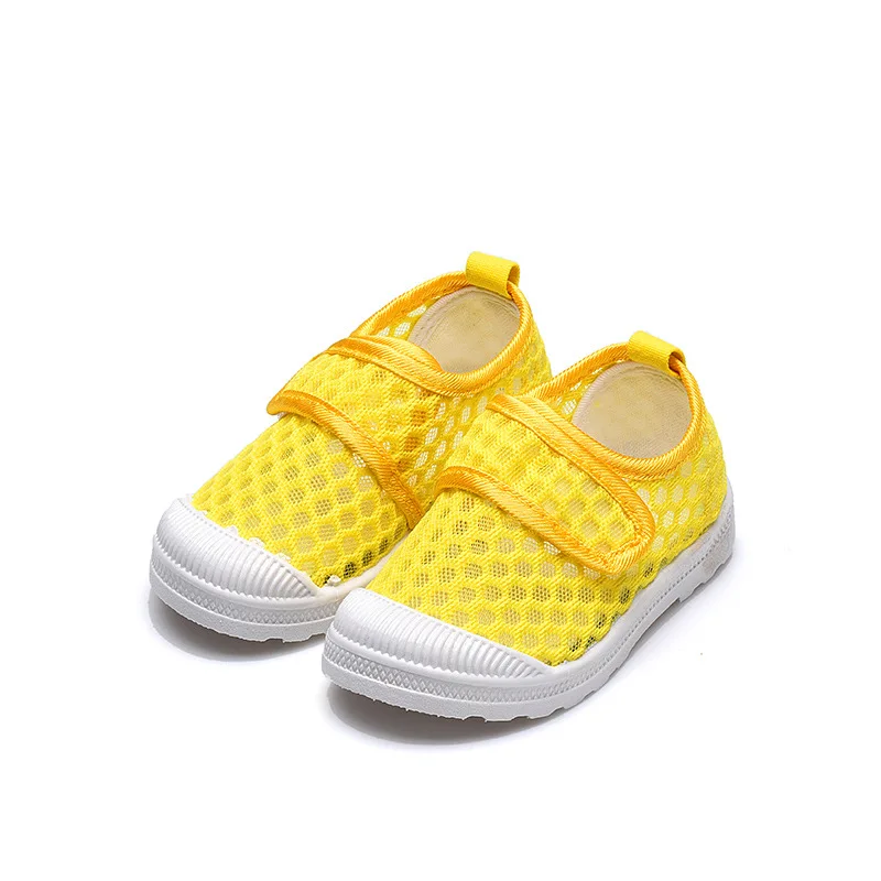 Children\'s Tennis Shoes for Boys Girls Solid Color Hollow Casual Shoes Breathable Mesh Kids Shoes Toddler Soft Non-slip Sneakers