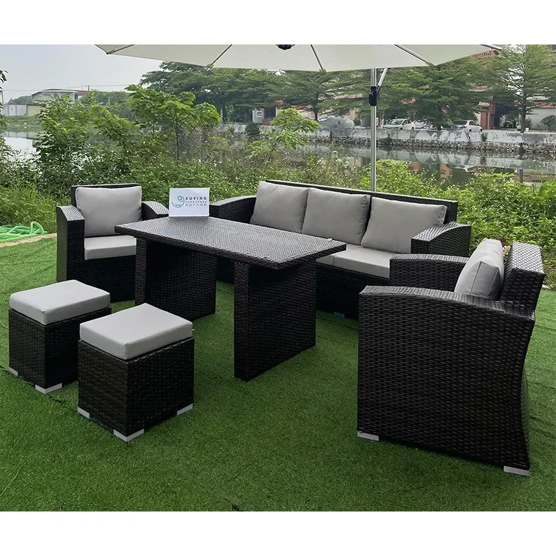 Garden outdoor beach rattan weaving leisure sofa chair outdoor furniture room