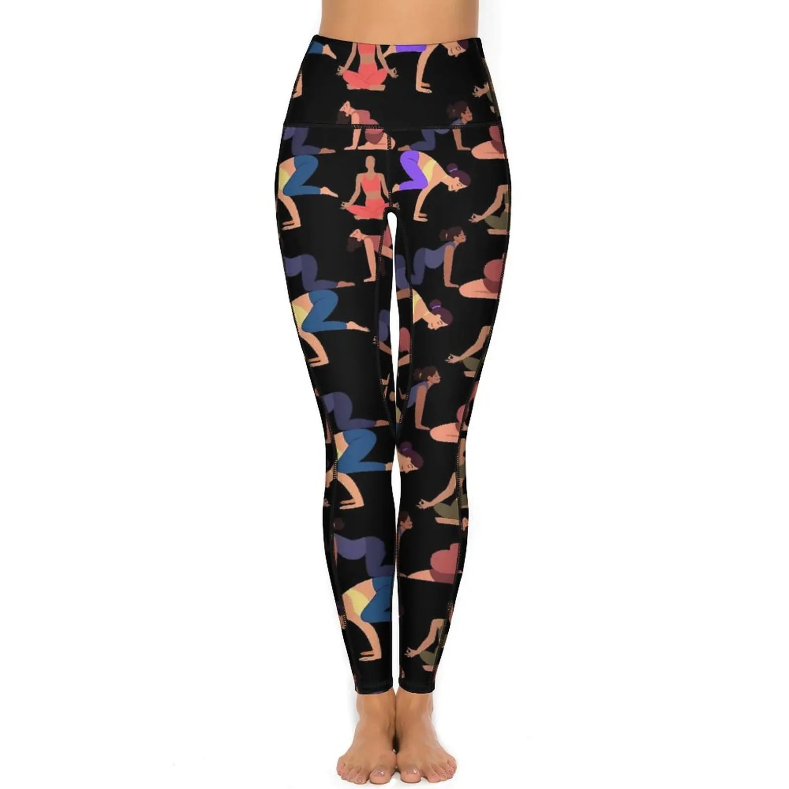 Exercising Yoga Ladies Leggings Sexy Yoga Lover Push Up Yoga Pants Cute Stretch Leggins Women Pattern Running Sport Legging