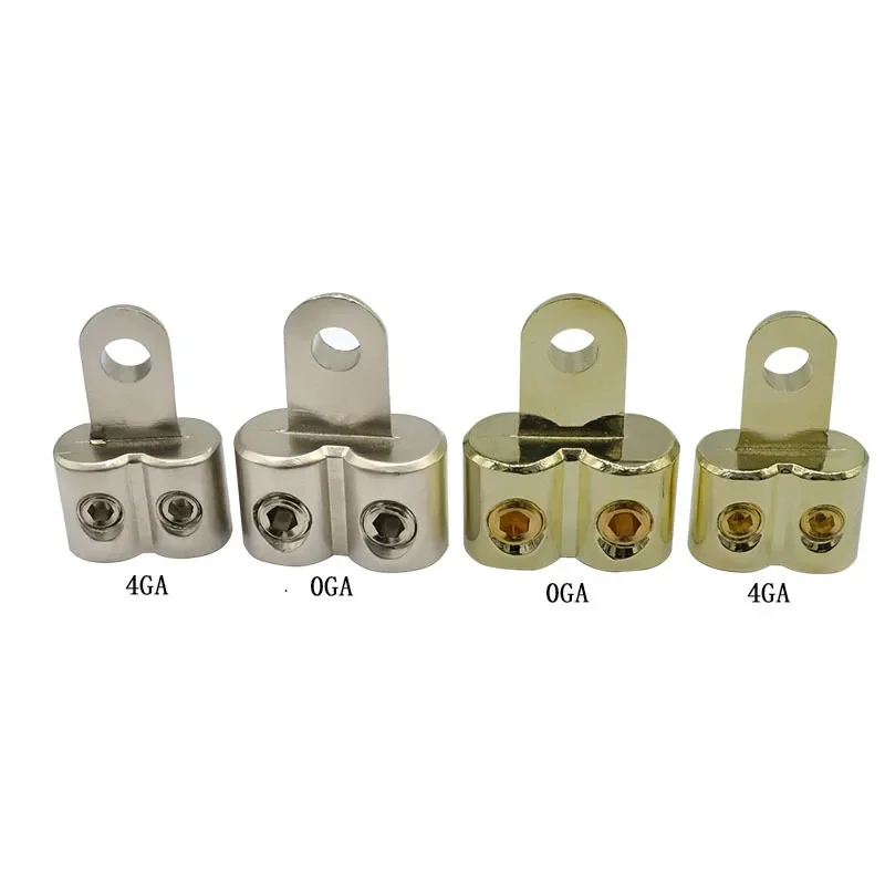 for Car Audio Modification Power Supply O Type Terminal 2 Way High Power Connector Ring Terminals