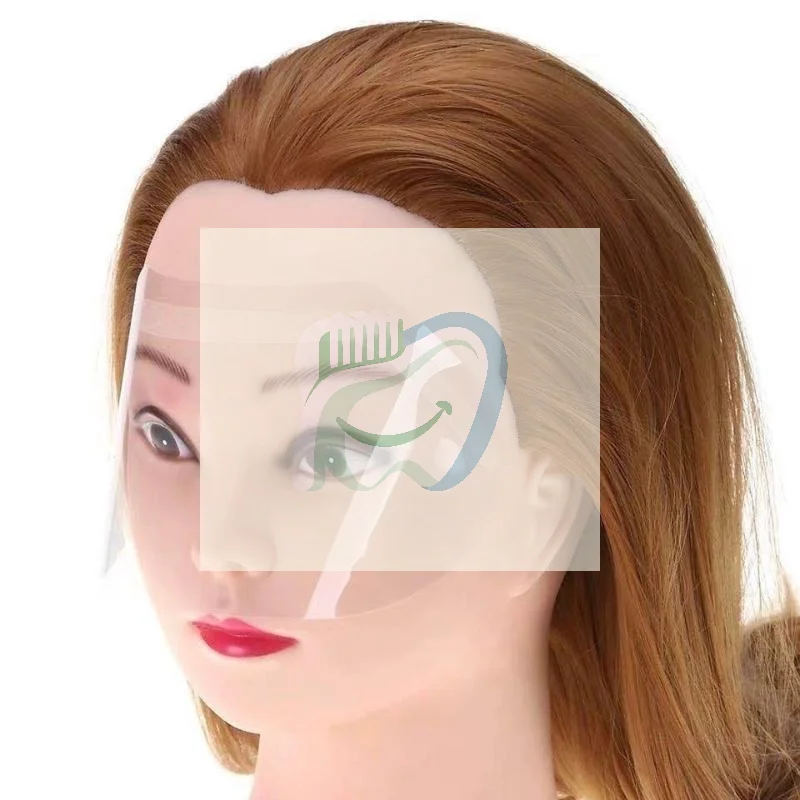 30/60Pcs Hair Cutting Face Shield Disposable Transparent Eye Visor Anti Hair Sticker For Salon Home Hairdressing DIY Haircut