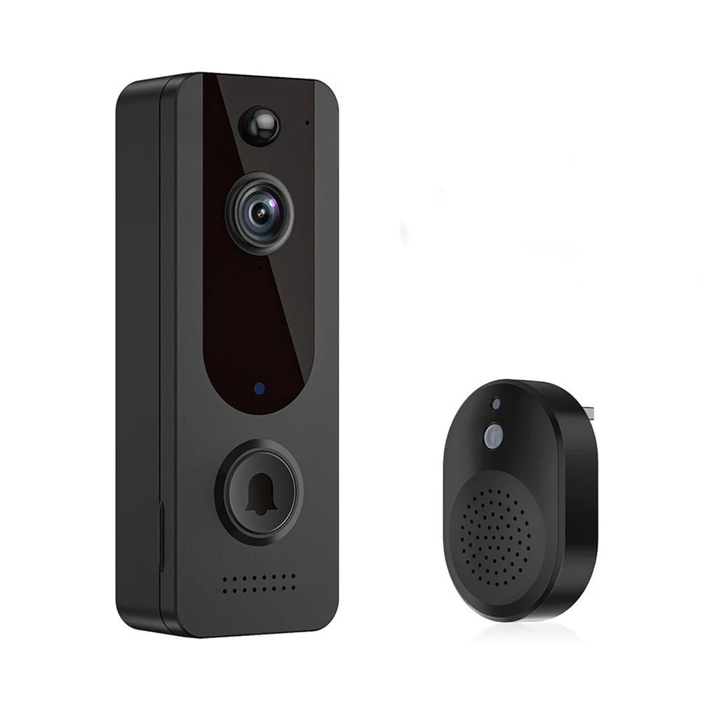 AI Human Detection Intelligent Door Intercom Two-way Audio Communication Weather-resistant Doorbell Encrypted Cloud Storage